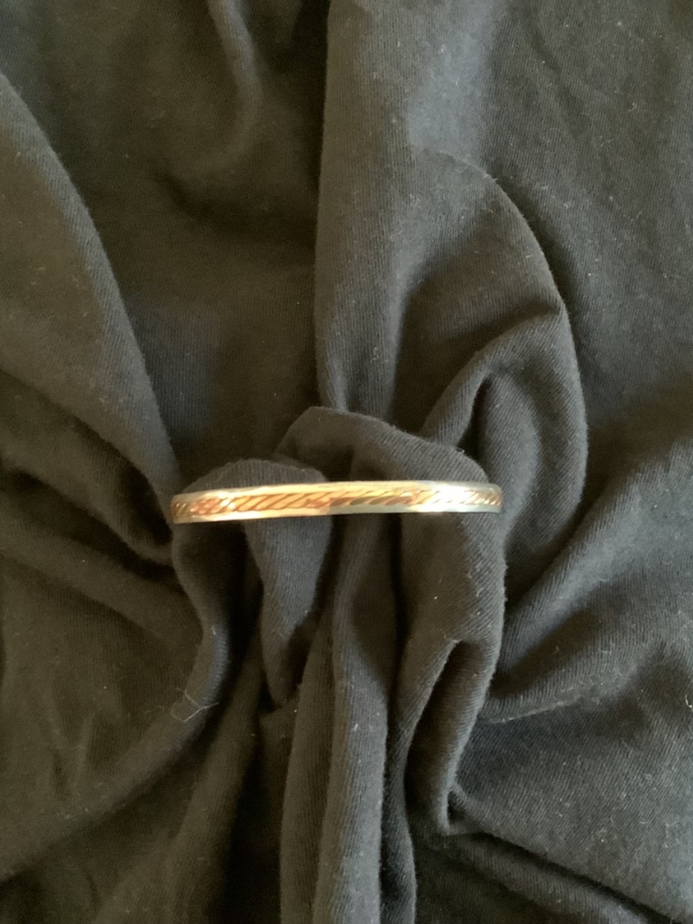 Sterling and Copper Cuff Bracelet - Picture 3 of 3